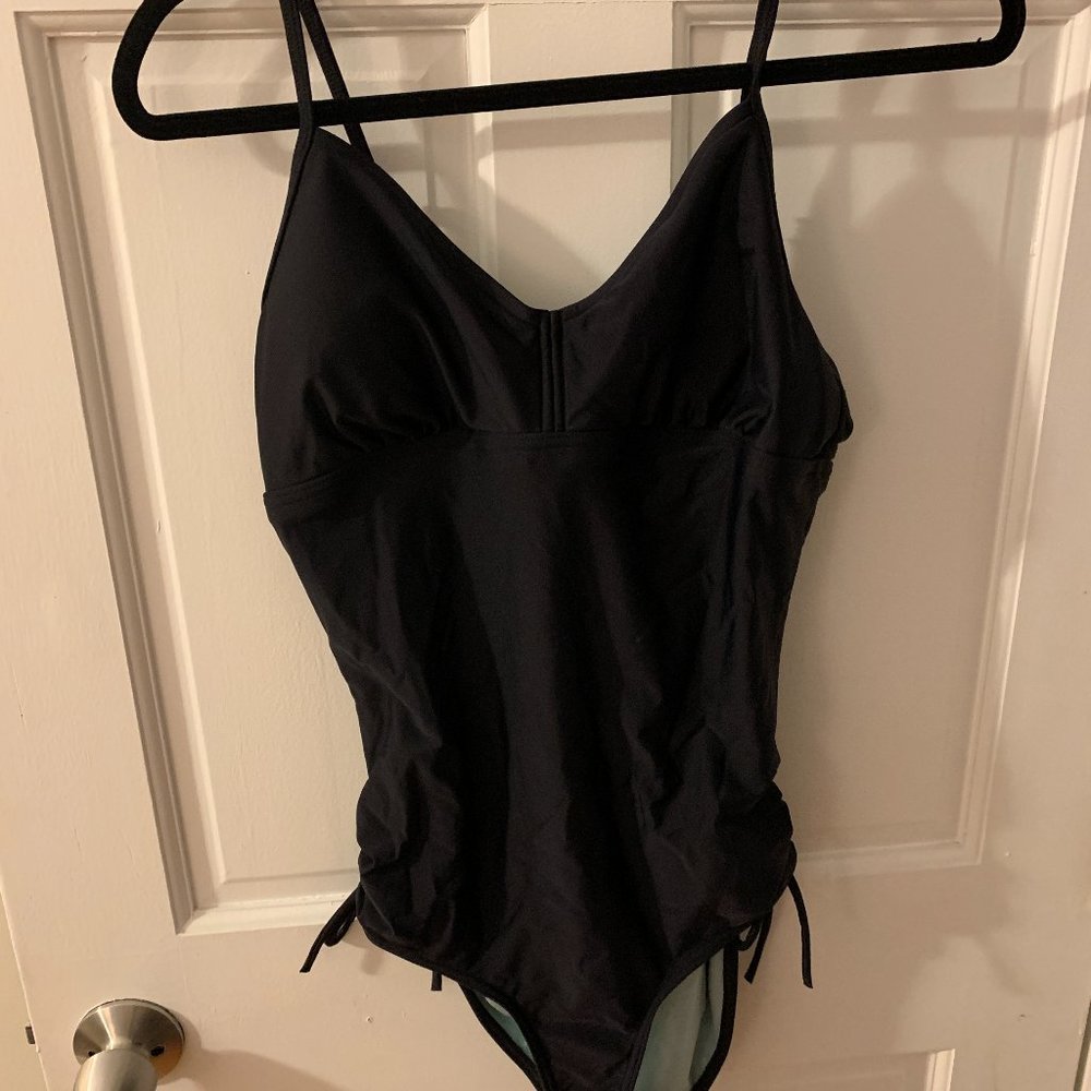 PRANA BLACK CLASSY ONE PEICE SWIMSUIT!